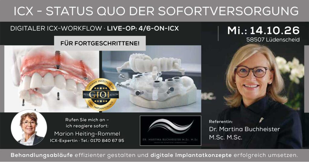 ICX – STATUS QUO DER SOFORTVERSORGUNG, Lüdenscheid