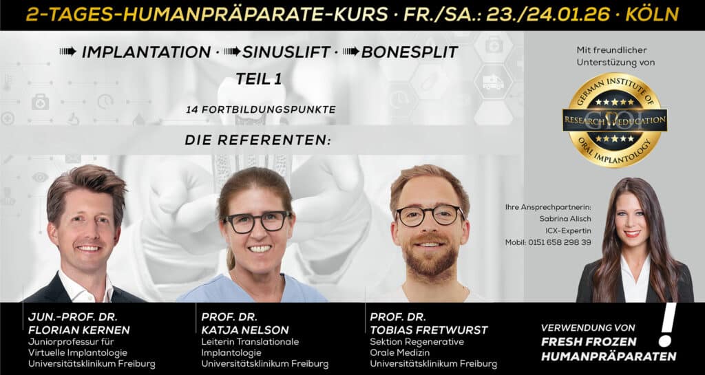 2-TAGES-HUMANPRÄPARATE-KURS TEIL 1, Köln