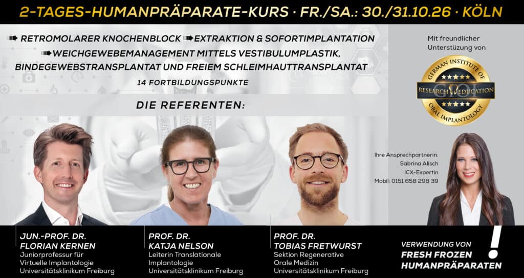 2-TAGES-HUMANPRÄPARATE-KURS · FÜR EINSTEIGER, Köln